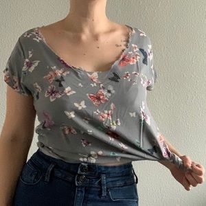 Cute butterfly top
